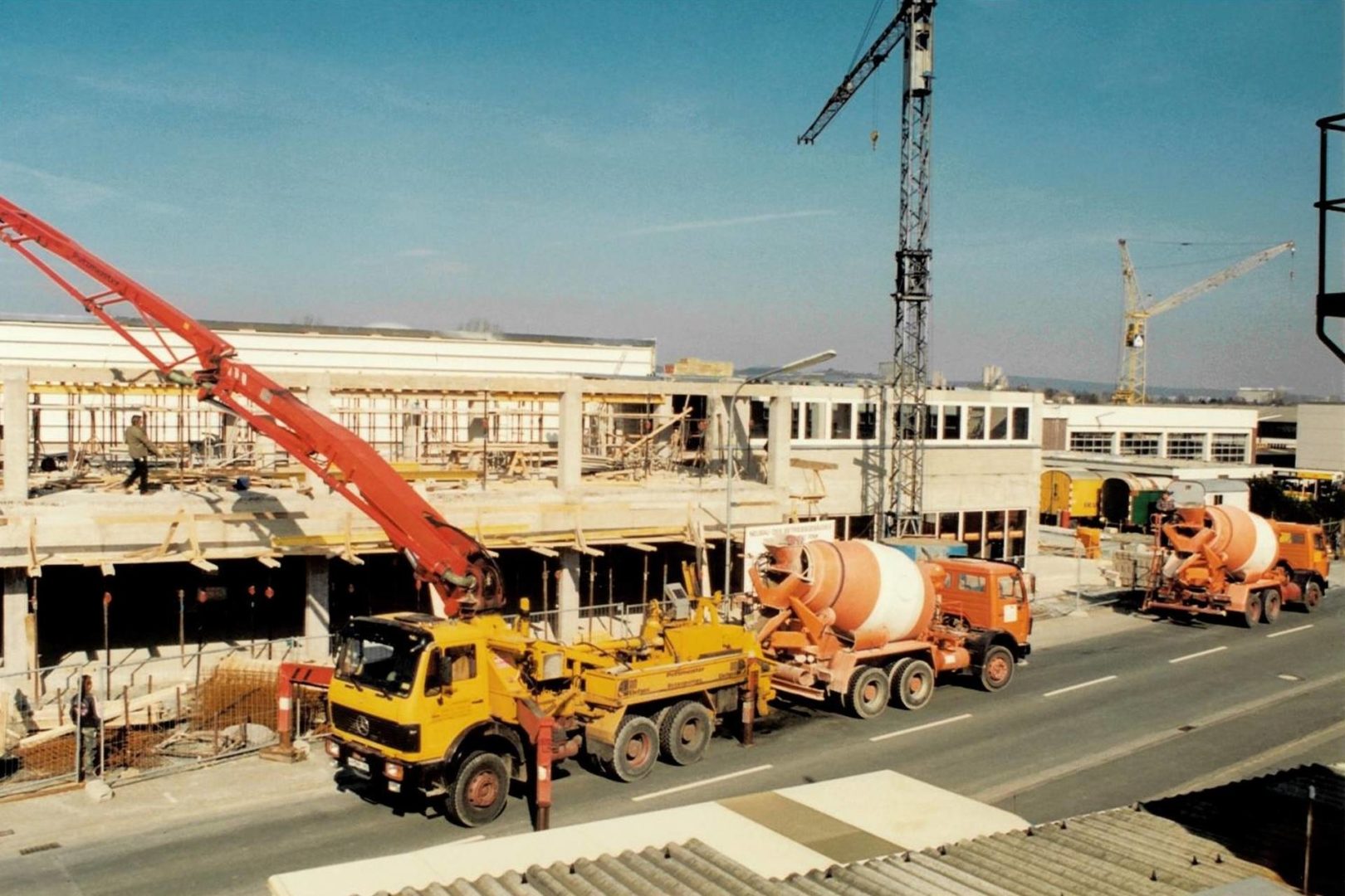 Bau des Betriebsgebäudes in Wetzlar